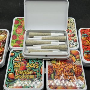 FIDELS PRE ROLLS 70-30’S 3.5GRAMS 5 PRE ROLLS